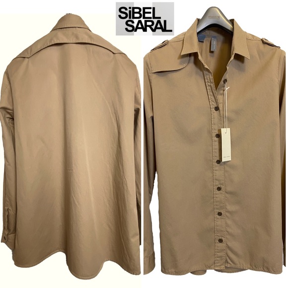 SIBEL SARAL Trench Blouse Women’s - Picture 10 of 10